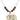 Saint Christopher Birthstone Necklace | 7/8 inch | 6mm Beads  Garnet 14kt Gold Filled