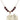 Saint Michael the Archangel Birthstone Necklace | 7/8 inch | 6mm Beads  Garnet 14kt Gold Filled