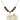 Saint Michael the Archangel Birthstone Necklace | 7/8 inch | 6mm Beads  Garnet 14kt Gold Filled