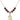 Guardian Angel Birthstone Necklace | 3/4 inch | 6mm Beads  Garnet 14kt Gold Filled