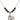 Miraculous Medal Birthstone Necklace | 3/4 inch | 6mm Beads  Garnet Sterling Silver
