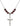 Crucifix Birthstone Necklace | 1 1/8 inch | 6mm Beads | N30-0651