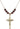 Crucifix Birthstone Necklace | 1 3/8 inch | 6mm Beads  Garnet 14kt Gold Filled
