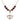 Cross Birthstone Necklace | 1 1/8 inch | 6mm Beads  Garnet 14kt Gold Filled