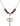 Cross Birthstone Necklace | 1 1/8 inch | 6mm Beads  Garnet 14kt Gold Filled