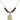Saint Anne Birthstone Necklace | 5/8 inch | 6mm Beads  Garnet 14kt Gold Filled