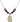 Saint Anne Birthstone Necklace | 5/8 inch | 6mm Beads  Garnet 14kt Gold Filled