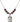Saint Cecilia Birthstone Necklace | 5/8 inch | 6mm Beads  Garnet Sterling Silver