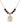 Infant of Prague Birthstone Necklace | 3/4 inch | 6mm Beads  Garnet 14kt Gold Filled