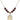 St. Jude Birthstone Necklace | 5/8 inch | 6mm Beads  Garnet 14kt Gold Filled