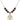 Saint Michael the Archangel Birthstone Necklace | 5/8 inch | 6mm Beads  Garnet 14kt Gold Filled