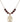 Saint Michael the Archangel Birthstone Necklace | 5/8 inch | 6mm Beads  Garnet 14kt Gold Filled
