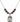 Saint Teresa of Calcutta Birthstone Necklace | 5/8 inch | 6mm Beads  Garnet Sterling Silver
