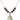 Saint Anne Birthstone Necklace | 3/4 inch | 6mm Beads  Garnet 14kt Gold Filled
