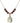 Saint Anne Birthstone Necklace | 3/4 inch | 6mm Beads  Garnet 14kt Gold Filled