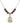 Saint Gerard Majella Birthstone Necklace | 3/4 inch | 6mm Beads  Garnet 14kt Gold Filled