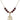 Infant of Prague Birthstone Necklace | 3/4 inch | 6mm Beads  Garnet 14kt Gold Filled