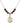Infant of Prague Birthstone Necklace | 3/4 inch | 6mm Beads  Garnet 14kt Gold Filled