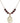 Graduation Birthstone Necklace | 3/4 inch | 6mm Beads  Garnet 14kt Gold Filled