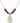 Crucifix Birthstone Necklace | 3/4 inch | 6mm Beads  Garnet 14kt Gold Filled