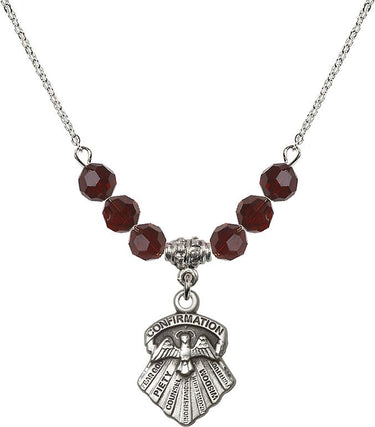 Seven Gifts Birthstone Necklace | 3/4 inch | 6mm Beads