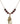 Madonna Birthstone Necklace | 7/8 inch | 6mm Beads  Garnet 14kt Gold Filled