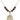 Saint Christopher Birthstone Necklace | 1 inch | 6mm Beads  Garnet 14kt Gold Filled