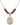 Our Lady of Guadalupe Birthstone Necklace | 1 inch | 6mm Beads  Garnet 14kt Gold Filled