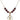 Madonna Birthstone Necklace | 3/4 inch | 6mm Beads  Garnet 14kt Gold Filled