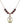 Madonna Birthstone Necklace | 3/4 inch | 6mm Beads  Garnet 14kt Gold Filled