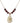 Madonna Birthstone Necklace | 7/8 inch | 6mm Beads  Garnet 14kt Gold Filled