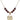 Guardian Angel Birthstone Necklace | 3/4 inch | 6mm Beads  Garnet 14kt Gold Filled