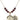 Saint Christopher Birthstone Necklace | 3/4 inch | 6mm Beads  Garnet 14kt Gold Filled