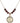 Miraculous Medal Birthstone Necklace | 3/4 inch | 6mm Beads  Garnet 14kt Gold Filled