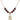 Miraculous Medal Birthstone Necklace | 5/8 inch | 6mm Beads  Garnet 14kt Gold Filled