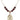 Saint Christopher Birthstone Necklace | 7/8 inch | 6mm Beads  Garnet 14kt Gold Filled