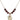 Scapular Birthstone Necklace | 5/8 inch | 6mm Beads  Garnet 14kt Gold Filled