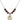 St. Jude Birthstone Necklace | 5/8 inch | 6mm Beads  Garnet 14kt Gold Filled