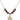 Communion Chalice Birthstone Necklace | 1/2 inch | 6mm Beads  Garnet 14kt Gold Filled