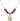 Communion Chalice Birthstone Necklace | 1/2 inch | 6mm Beads  Garnet 14kt Gold Filled