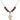 Guardian Angel Birthstone Necklace | 7/8 inch | 6mm Beads  Garnet 14kt Gold Filled