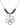 Five Pedal Flower Birthstone Necklace | 1 inch | 6mm Beads