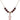 Cancer Awareness Birthstone Necklace | 7/8 inch | 6mm Beads  Garnet 14kt Gold Filled