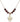 Holy Spirit Birthstone Necklace | 3/4 inch | 6mm Beads  Garnet 14kt Gold Filled