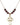 Cross Birthstone Necklace | 1 inch | 6mm Beads  Garnet 14kt Gold Filled