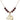 Faith, Hope & Charity Birthstone Necklace | 7/8 inch | 6mm Beads  Garnet 14kt Gold Filled