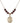 Saint Albert the Great Birthstone Necklace | 3/4 inch | 6mm Beads  Garnet 14kt Gold Filled