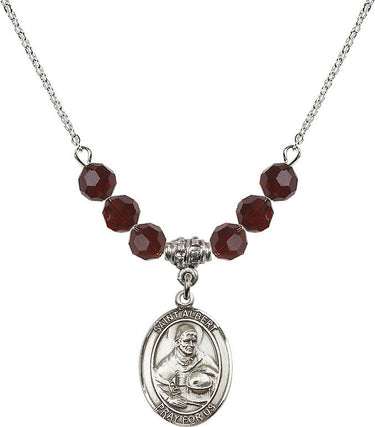 Collar con piedra natal de San Alberto Magno | 1,9 cm