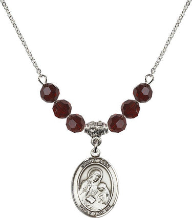 Collar de la Virgen Santa Ana | 1,9 cm | Cuentas de 6 mm | N30-8002