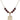 Saint Augustine Birthstone Necklace | 3/4 inch | 6mm Beads  Garnet 14kt Gold Filled